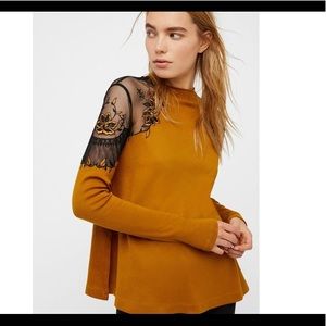 Free People Daniella butterscotch top